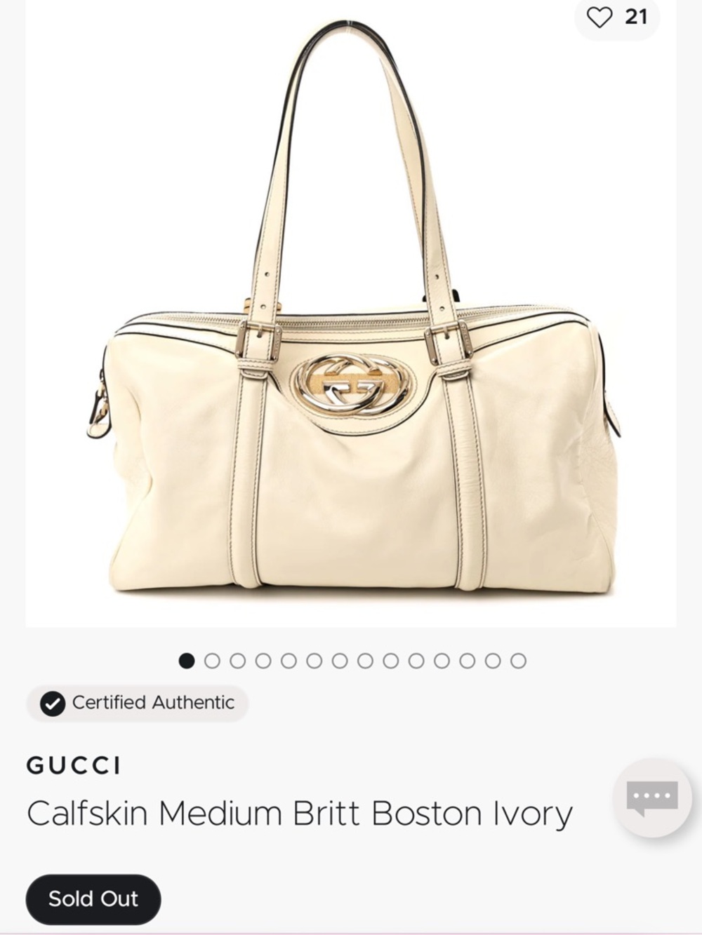 AUTHENTIC GUCCI PURSE - GOOD CONDITION SHOWS NORMAL WEAR 100% AUTHENTIC